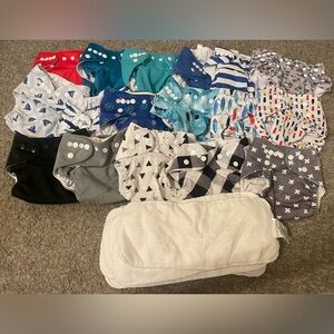 Nora’s Nursery Cloth Diapers and Inserts and Diaper Wet Bag